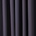 Amazon Basics Room Darkening Blackout Window Curtain with Rod Pocket and Tie Back, 52 x 63 Inches, Black - Set of 2