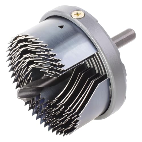 wolfcraft Standard Hole Saw Set 7 Pcs. With Metal Body I 2164000 I Saw with 7 quick-change blades, Ø 25-62 mm, cutting depth 23 mm