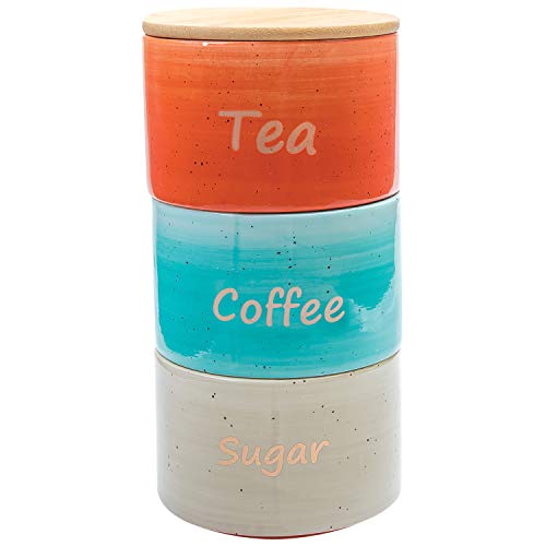 3 tier tea coffee sugar