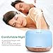 URPOWER OD-501 500ml Aromatherapy Essential Oil Diffuser Humidifier Room Decor Lighting with 4 Timer Settings, 7 LED Color Changing Lamps and Waterless Auto Shut-Offthumb 3
