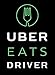 UBER EATS t shirt full front, UBER EATS driver t-shirt, Ride sharing tee