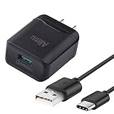 USB Type C Charger, Quick Charge 3.0 Rapid Fast Wall Charger and USB C Cable Compatible LG G5 G6 G7 V20 V30, Samsung Galaxy S8 S9 /S8 Plus /Note 8 /HTC 10 /Nokia 8 and More