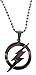 DC Comics THE FLASH Logo Stainless Steel Pendant NECKLACE w/ 22