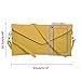 Jieway Women's Faux Suede evening Clutch bag Crossbody Bag Shoulder Handbags