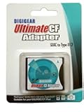 Digigear SDXCF SD SDHC SDXC to CF Type II Extreme/Ultimate Compact Flash Card Adapter, Note Not for CF Type One Slot