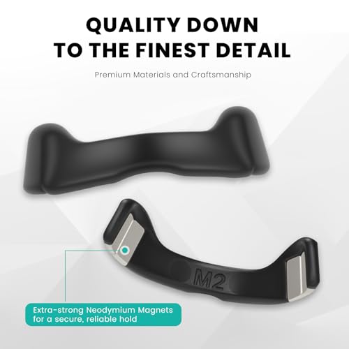 Nozibye Nose Strips Magnetic Nasal Strips for Breathing, Comfortable & Strong Adhesion, for Night Use & Sport (Black, 30 Pairs)