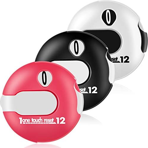 Frienda 3 Pieces Mini Golf Stroke Counter Scoring Keeper up to 12 Shots Score for Outdoor Sports Golf Attachment Accessories, 30 mm Frienda 3 Pieces Mini Golf Stroke Counter Scoring Keeper up to 12 Shots Score for Outdoor Sports Golf Attachment Accessories, 30 mm