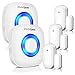 Door Chime, PHYSEN Wireless Door Open Sensor Window Alarm with 600 FT Range 58 Melodies & 5 Volume Levels with Mute Mode, Bright LED Indicator, Door Alert Kit for Business/Home/Office/Stores