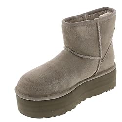 UGG Women's Classic Mini Platform Boot, Smoke
