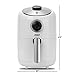 DASH Compact Air Fryer Oven Cooker with Temperature Control, Non-stick Fry Basket, Recipe Guide + Auto Shut off Feature, 2 Quart - White