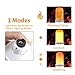 LED Flame Bulb, KKTICK Rechargeable Flame Light Bulb Battery Operated and USB Powered with 3 Modes and Upside Down Feature for Christmas Fireplace Decoration and Tent Lighting