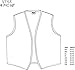 Need Aprons, Inc. Style A740NP No Pocket Unisex Uniform Vest