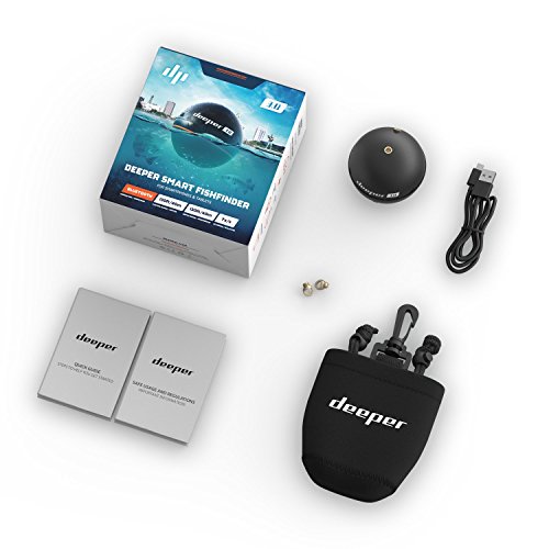 Deeper Smart Portable Fish Finder (Depth Finder) for Smartphone or Tablet, suitable for Ice Fishing, Kayak, Boat and Shore Fishing. Compatible with iOS and Android devices Electronics, Car & Vehicle Electronics, Marine Electronics, Fish Finders & Depth Finders
