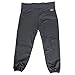 Alleson Athletic Girls Belt Loop Fastpitch Pant, Charcoal, Medium