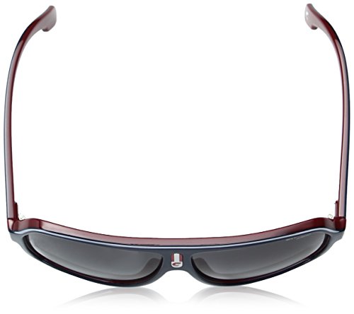 Carrera Men's Ca1001s Aviator Sunglasses, Blue Red/Dark Gray Gradiet, 62 mm