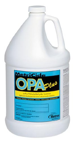 Metrex 10-6000 MetriCide OPA Plus Solution, 1 gal Capacity - 1497770