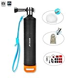 LONENESSL Waterproof Floating Hand Grip-including Floating Handle Tripod/Swimming Cap/Wrist Strap/Floaty Backdoor /Adhesive Mounts /Velvet Bag For GoPro Hero 5 4 3+3 2 1 SJ4000 SJ5000 SJ6000 Camera