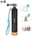 LONENESSL Waterproof Floating Hand Grip-Selfie Stick Handheld Monopod/Swimming Cap/Wrist Strap/Floaty Backdoor/Adhesive Mounts For GoPro Hero 5 4 3+3 2 1 SJ4000 SJ5000 SJ6000 Xiaomi Yi Camera