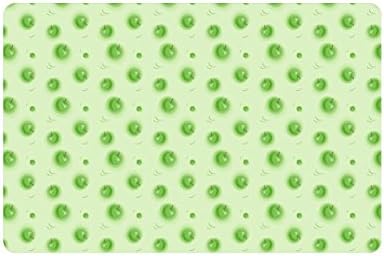 Special Design Custom Green apple Personalized Non-Slip Machine Washable Bathroom Indoor/Outdoor Doormat 23.6 by 15.7 Inch