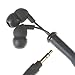 CordCruncher Tangle Free Earbuds, Gun Metal Gray
