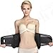 NeoTech Care Adjustable Double Pull Lumbar Brace/Lower Back Belt (Black, Size M)