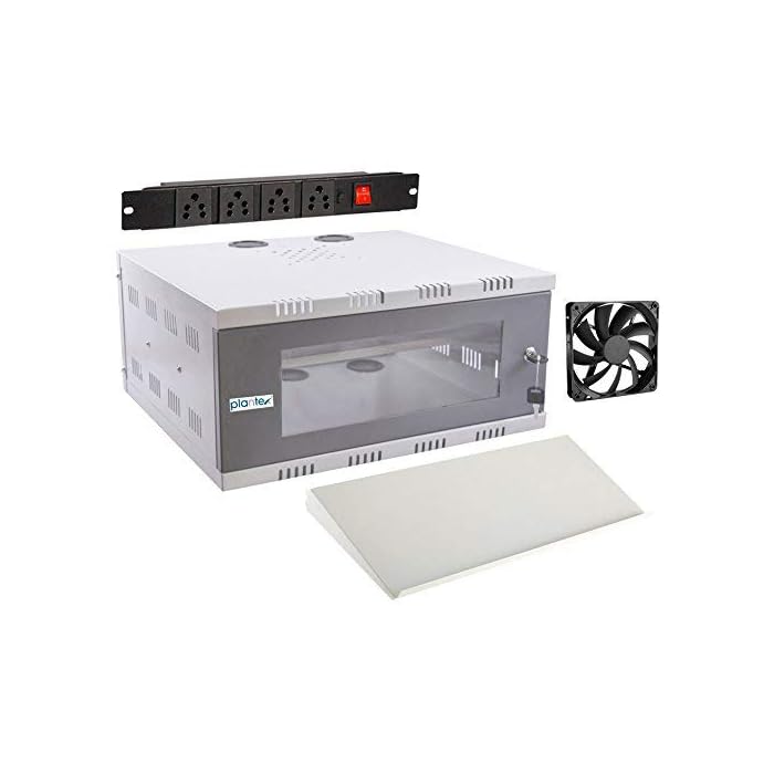 Buy Plantex 4U CCTV/DVR/NVR Box/DVR Rack Wall Mount with Lock