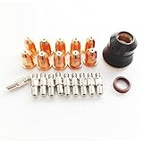 Plasma Electrode PR0110 Tip 0.8 PD0116-08 Shield Cup PC0116 Diffuser PE0106 Consumables For Trafimet S45 Torch,22pcs