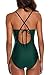 CharmLeaks Lace-up Backless One Piece Bathing Suit Swimsuit Swimwear Monokini