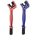 WMYCONGCONG 2 PCS Motorcycle Bicycle Bike Chain Cleaning Brush Tool Chain Washer Cleaner Crankset Brush Mountain Bike Maintain Cleaning Tool, Blue and Red