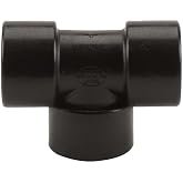 Banjo TEE100 Polypropylene Pipe Fitting, Tee, Schedule 80, 1" NPT Female