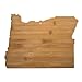 Totally Bamboo Oregon State Shaped Bamboo Serving and Cutting Board