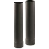 Guide Gear Outdoor Wood Stove Pipe Extension Accessories, 2-Piece Accessory Set