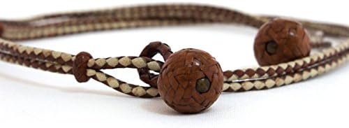 Leather Braided Belt - Braided Leather Accessories