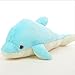 Supper Cute Design Little Stuffed Toys - Sparkling Dolphin Plush Toy with LED Light (Pink, 18 Inch)