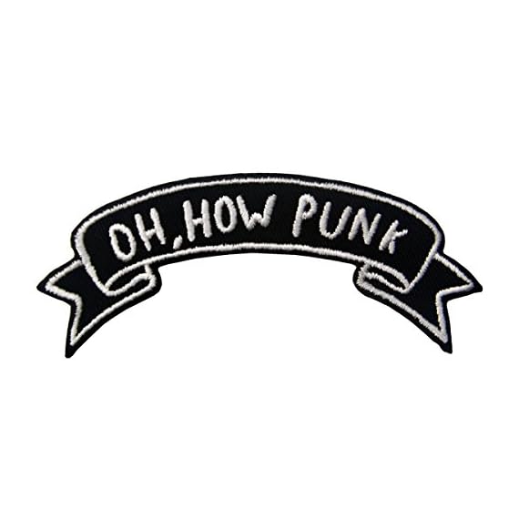 Oh-How-Punk-Embroidered-Applique-Iron-On-Sew-On-Patch