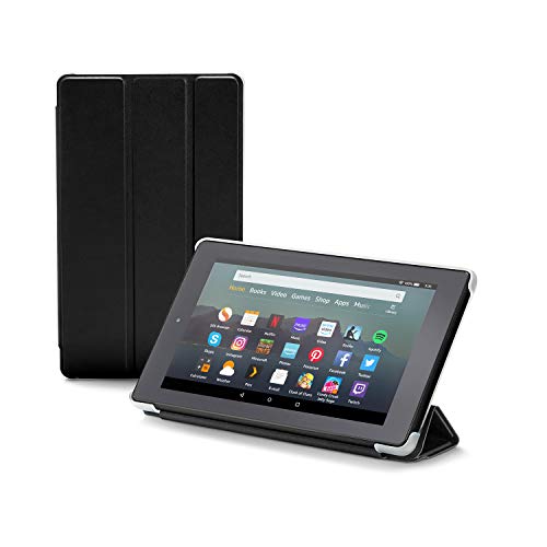 Nupro tri-fold standing case for Fire 7 tablet, black