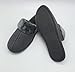 LUXEHOME Men's Slip On Indoor/Outdoor Fluff Footwear/Slipper (10-11 US, Light Gray)