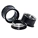 Longbeauty 6 Pair Stainless Steel Screwe Flesh Tunnel Expander Eer Plug Gauge Earlets 6 Colors 10MM