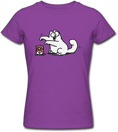 Simon's Cat Outdoors Elitest Purple Women T-Shirt Small
