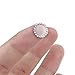 Well Gallery Bling Rhinestone Circle Home Return Key Button Sticker Charms for Apple Iphone 6 6 plus 5 5s All Iphone/Ipad Models - Silver