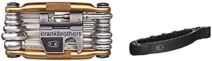 Crank Brothers Multi Bicycle Tool (19-Function), Gold &amp; Tire Speedier Lever, Black