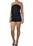 Alfa Global Women's Strapless Short Romper