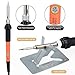 Professional level Wood Burning Kit Full Set,71Pcs Adjustable Wood Burning Soldering Iron Pen Tool Kit Set Creative Pyrography Woodburning Burner Electric for Adult Starter Beginner Craft with Case