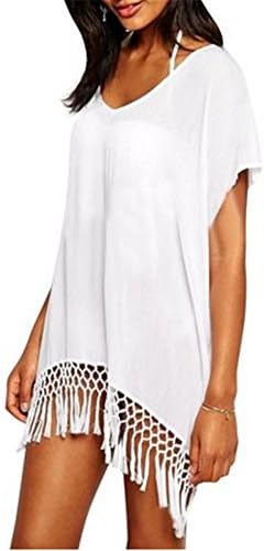 Taydey Women's Swimwear Knitted Crochet Tunic Cover up/Beach Dress