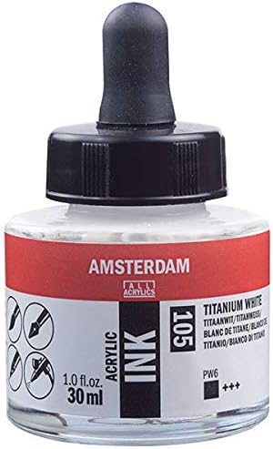 Amsterdam Acrylic Ink 30Ml Titanium White