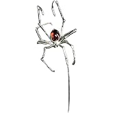 Punk Spider Ear Cuff Earring Piercing Crawler Cartilage Piercing Earring for Women Men - Gothic Animal Halloween Holiday Festival Outfits Decorations Dangle Drop Wrap Earrings Cool Jewelry Clip On Ear