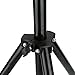 Anself Pro Adjustable Hairdressing Wig Stand Tripod Stand Holder with Tripod-leg Salon Hair Clamp