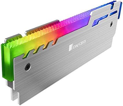 Amazon メモリ冷却ヒートシンク 4個 Argb Led Ram ヒートシンク Rgb アドレス可能 5v 3ピンクーラー Diy Pc ゲーム Mod Ddr Ddr3 Ddr4 カバーキット コントローラー付き Jonsbo ヒートシンク 通販