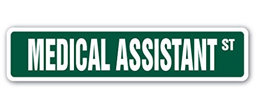Photo 1 of Cortan360 Medical Assistant Street Sign LPN Doctor Office Health Surgery 8" Sticker Decal