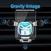 Gravity Universal Car Phone Mount - Air Vent Clip with 360° Rotation, Adjustable Silicone Cartoon Cute Soft Holder Cradle, Compatible All Kinds of Mobile Phones XS/X/8/7p/7/6/6s/6p and More